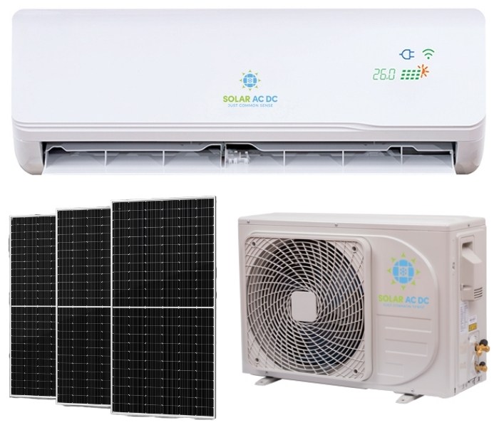 Solar powered air conditioning
